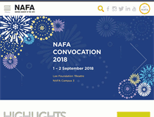 Tablet Screenshot of nafa.edu.sg