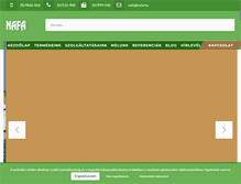 Tablet Screenshot of nafa.hu