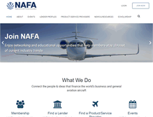 Tablet Screenshot of nafa.aero