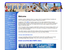 Tablet Screenshot of nafa.com.au
